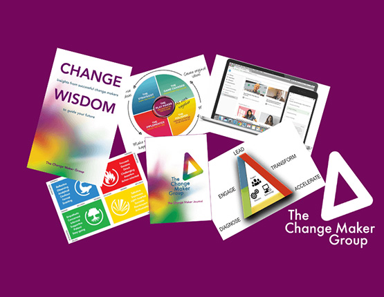 Change Wisdom materials from The Change Maker Group: diagnose, engage, transform and accelerate
