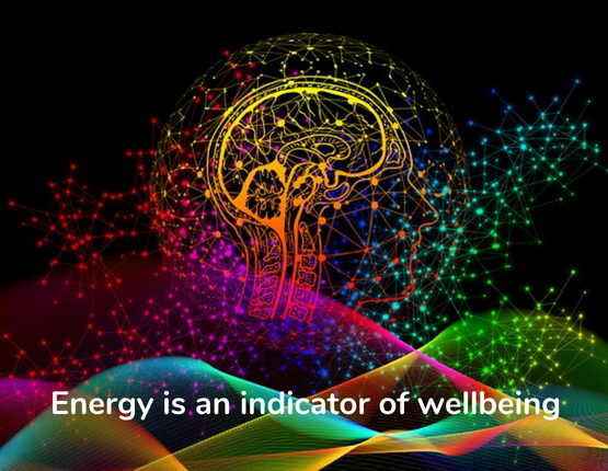 Energy is an indicator of wellbeing